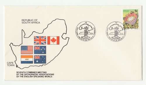 1982 RSA 7th Combined Meeting of the Orthopaedic Associations Commemorative Cover