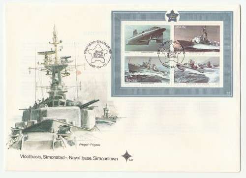 1982 RSA Simonstown Naval Base FDC 3.36 & S9 Set