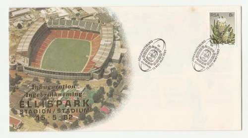 1982 RSA Inauguration of Ellispark Stadium Commemorative Cover