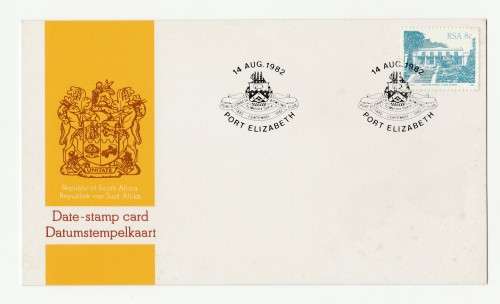 1982 RSA The Port Elizabeth Bowling Club Commemorative Cover & Date-stamp Card Set
