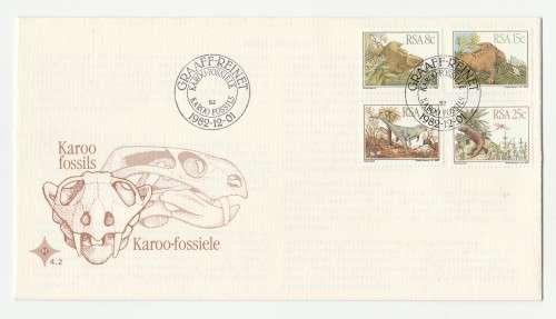 1982 RSA Karoo Fossils FDC 4.2