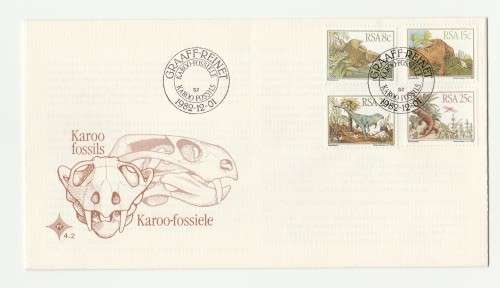 1982 RSA Karoo Fossils FDC 4.2 & S10 Set