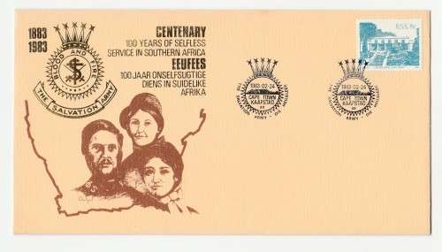 1983 RSA The Salvation Army In South Africa Centenary Commemorative Cover