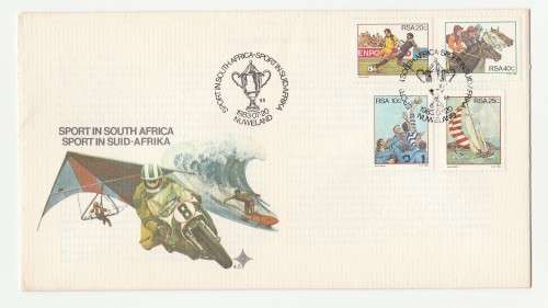 1983 RSA Sport in South Africa FDC 4.5 and Block Set