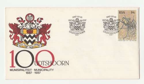 1987 RSA The Centenary of Oudtshoorn Commemorative Cover