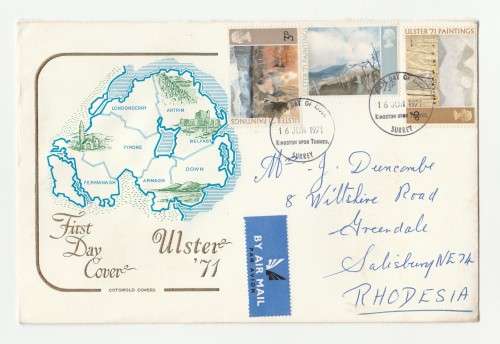1971 GB Ulster '71 Paintings FDC