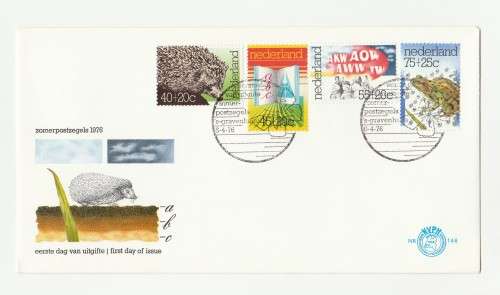 1976 Nederland Zomerpostzegels (Summer Postage Stamps) FDC 146