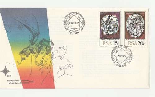 1980 RSA World Diamond Congress FDC 3.22