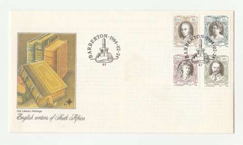 1984 RSA English Writers of South Africa FDC 4.7