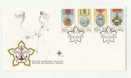 1984 RSA Military Medals and Decorations FDC 4.10