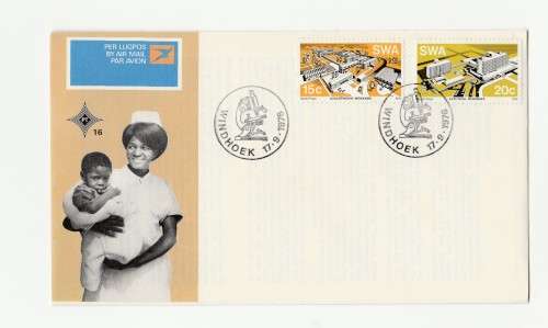 1976 South-West Africa Modern Buildings - Hospitals FDC 16