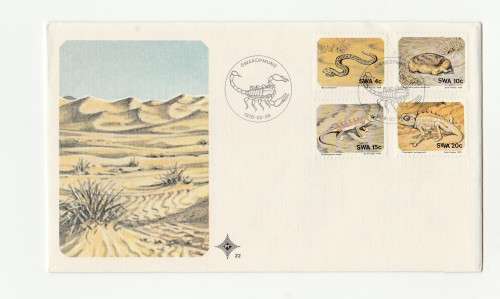 1978 South-West Africa Desert Animals FDC 22