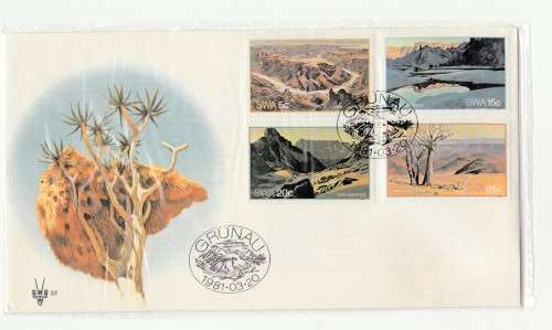 1981 South-West Africa Fish River Canyon FDC 32