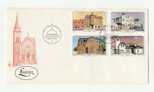 1981 South-West Africa Historic buildings of Lüderitz FDC 34