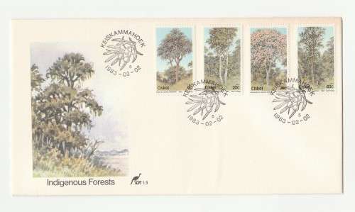 1983 Ciskei Indigenous Forest Trees FDC 1.5