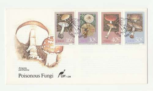 1988 Ciskei Poisonous Fungi FDC 1.28