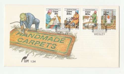 1990 Ciskei Handmade Carpets FDC 1.34