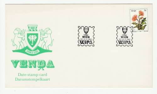 1981 Venda Wien Wipa Date-stamp Card