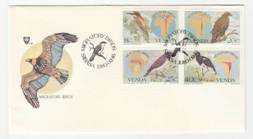 1983 Venda Migratory Birds of Venda FDC 1.14