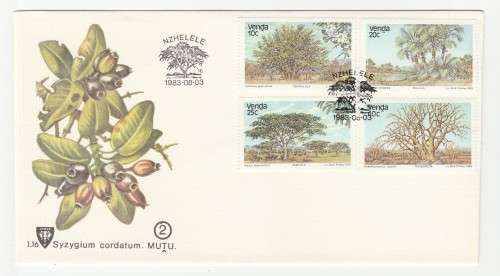 1983 Venda Indigenous Trees 2nd Set of the Series FDC 1.16
