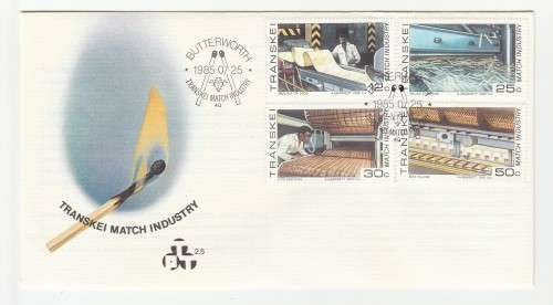 1985 Transkei The Match Industry FDC 2.5