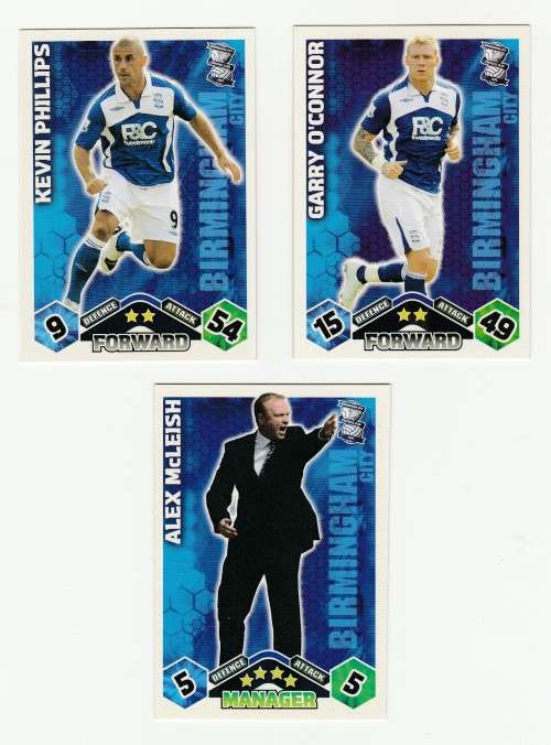Topps Match Attax PL 2009/2010 - Birmingham City Set