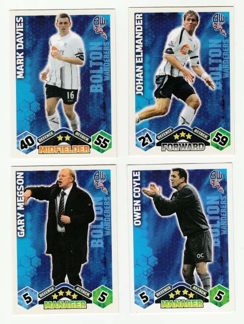 Topps Match Attax PL 2009/2010 - Bolton Wanderers Set