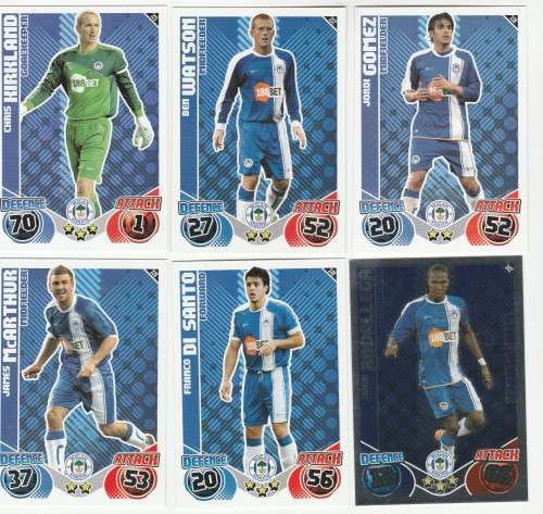Topps Match Attax PL 2010/2011 - Wigan Athletic Set
