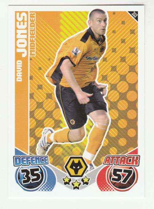 Topps Match Attax PL 2010/2011 - Wolverhampton Wanderers - David Jones