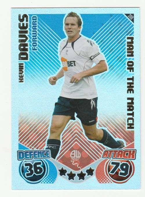 Topps Match Attax PL 2010/2011 - Man of the Match - Kevin Davies