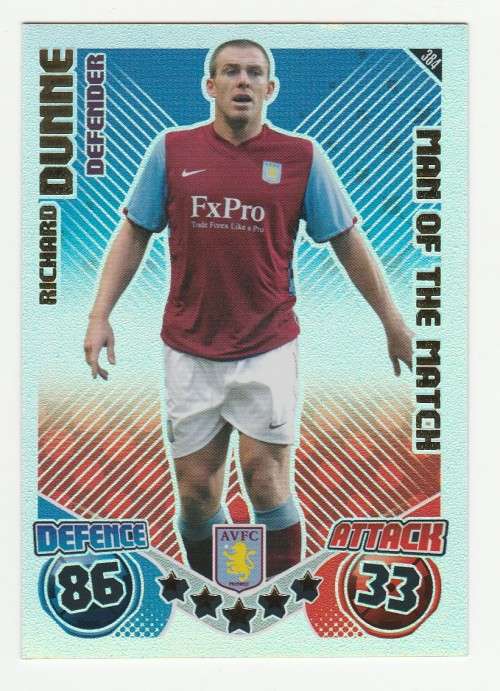 Topps Match Attax PL 2010/2011 - Man of the Match - Richard Dunne