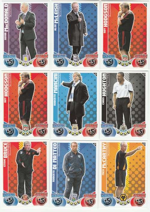 Topps Match Attax PL 2010/2011 - Managers Set