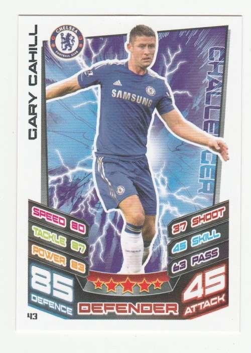 Topps Match Attax PL 2012/2013 - Chelsea - Gary Cahill
