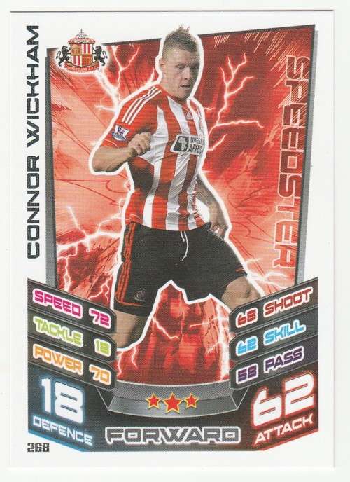 Topps Match Attax PL 2012/2013 - Stoke City - Connor Wickham