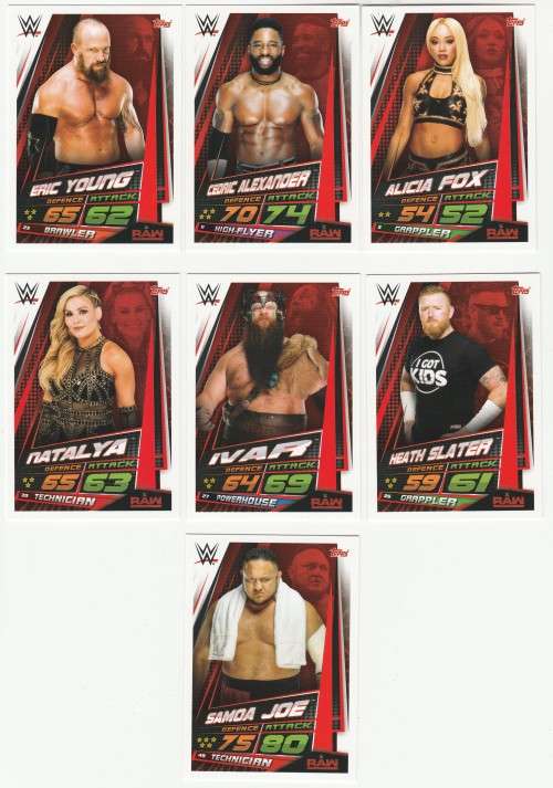 Topps Slam Attax Universe - RAW Set