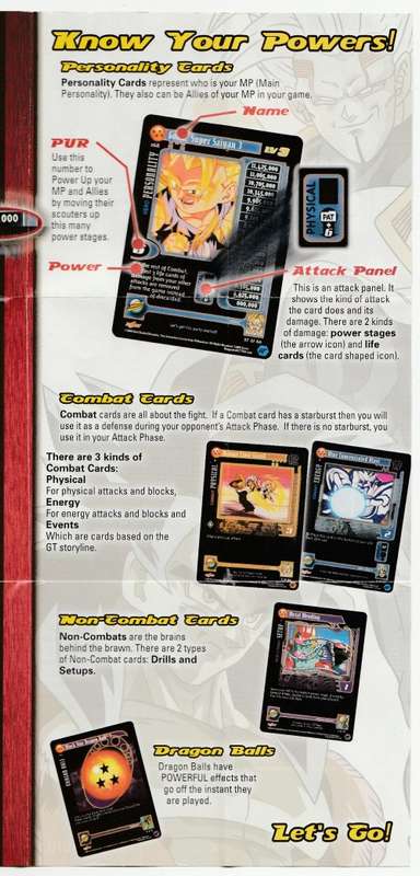 Dragon Ball GT - Battle Demo, Checklist Sheet & Rule Book