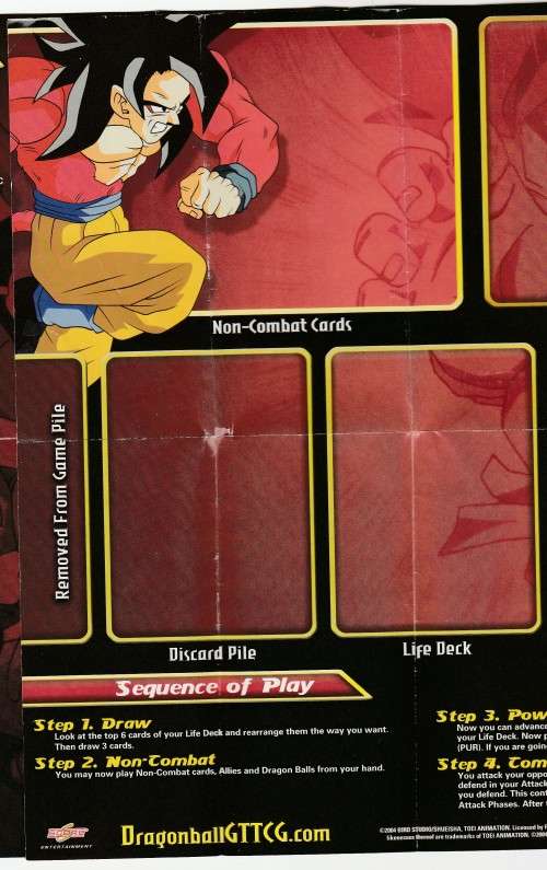 Dragon Ball GT - Battle Demo, Checklist Sheet & Rule Book