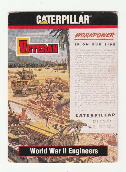 1993 TCM Caterpillar Earthmovers Series I World War II Engineers 24