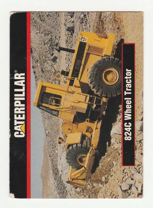1993 TCM Caterpillar Earthmovers Series I 9824C Wheel Tractor 60