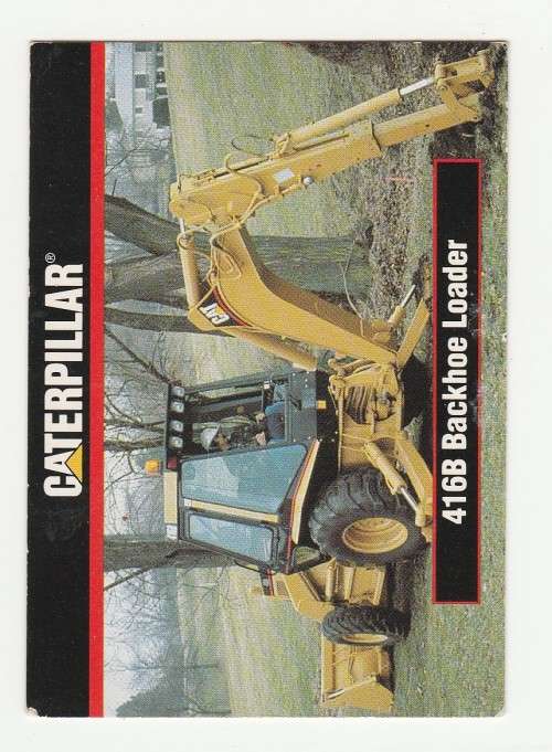 1993 TCM Caterpillar Earthmovers Series I 416B Backhoe Loader 94