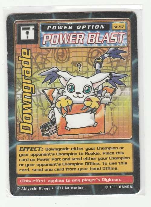 1999 Bandai Digimon 1st Edition Downgrade St-57