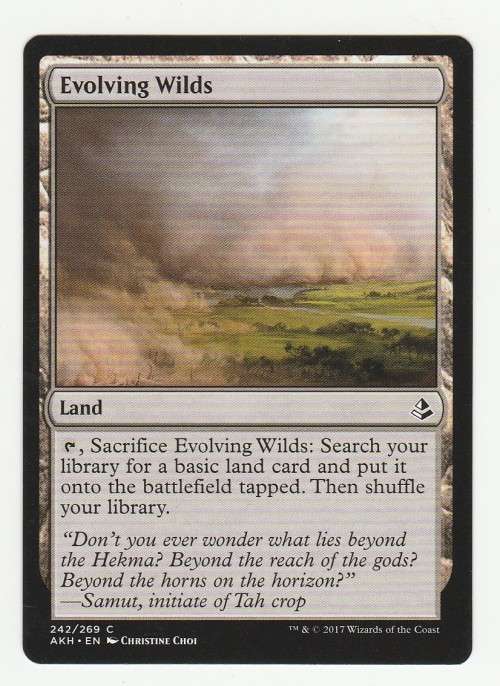 Magic the Gathering 2017 (NM) - Evolving Wilds - Common - Amonkhet