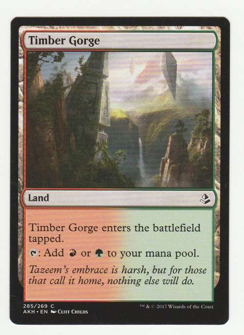 Magic the Gathering 2017 (NM) - Timber Gorge - Common - Amonkhet