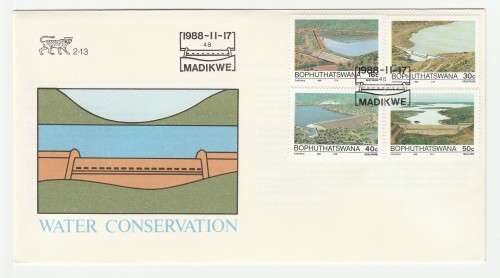 1988 Bophuthatswana Water Conservation FDC 2.13