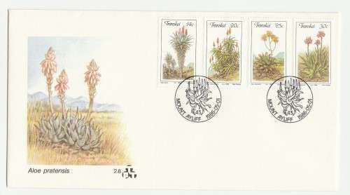 1986 Transkei Aloes - Amakhala FDC 2.8