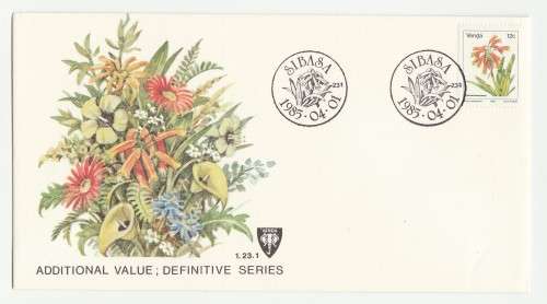 1985 Venda Additional Stamp Value, First Definitive Series FDC 1.23.1