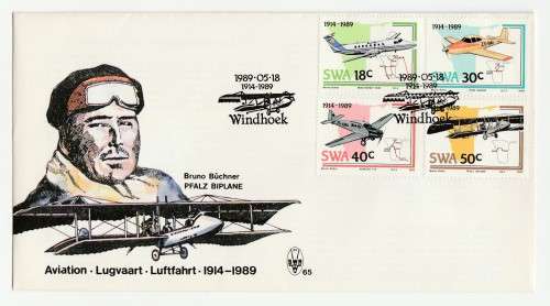 1989 South-West Africa Aviation FDC 65