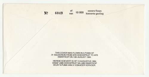 1984 RSA Warsaw 1944 Commemorate FDC SAAF 17 Set