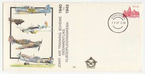 1987 RSA Joint Training Scheme 1940-1945 # 5837/7000 Commemorate FDC SAAF 29c Set