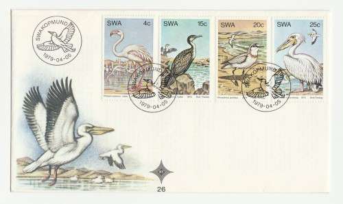 1979 South-West Africa Waterbirds of the Namib FDC 26